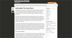 Desktop Screenshot of newhaverin.leithermagazine.com